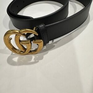 Gucci Interlocking Belt in Black